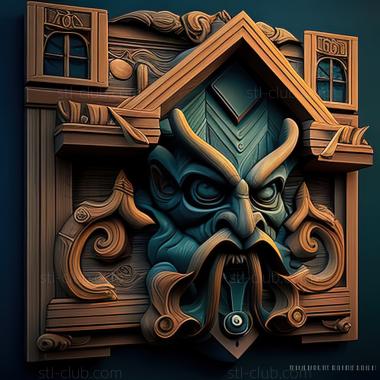 3D модель Игра EverQuest House of Thule (STL)